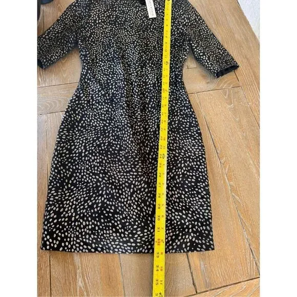 NWT Alice + Olivia Inka Strong-Shoulder Mockneck Dress Size 2 - Picture 9 of 12